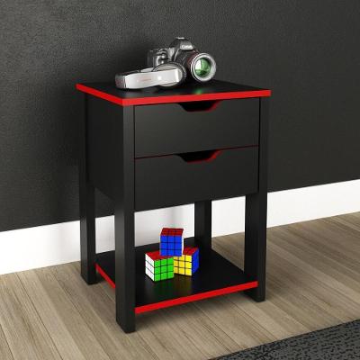 Gaveteiro Gamer Multimóveis Cr25058 Preto/Vermelho
