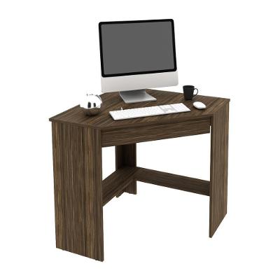 Escrivaninha/Mesa Escritório De Canto Multimóveis Vcr25064 Nogal Nogal