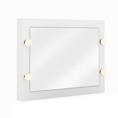 Painel Com Espelho Para Penteadeira Cr35019 Branco