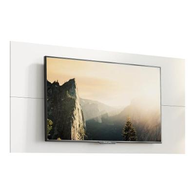 Painel Com Suporte Para Tv Até 65" Amsterdã Multimóveis V3324 Branco Branco