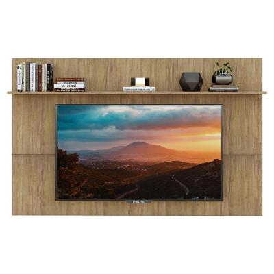 Painel C/ Suporte Tv 65 e Prateleira Rustic