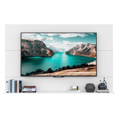Painel Tv 65´´ Com Prateleira Amsterdã Up Multimóveis Branco