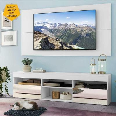 Rack Com Espelho, Painel Tv 65'' E 2 Portas Londres