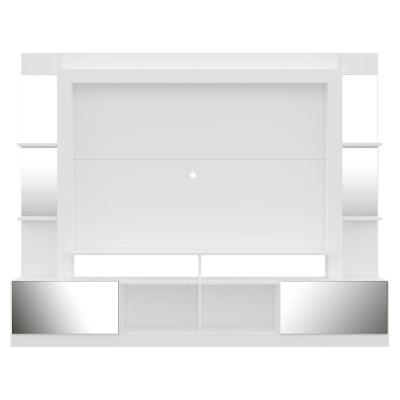 Rack Estante com Painel Tv 65 e Espelho Oslo Branco