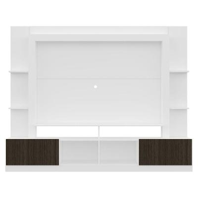 Rack Estante com Painel Tv 65 e 2 Portas Oslo Branco