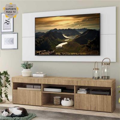 Rack Painel e Suporte TV 65'' 2 portas Londres Multimóveis