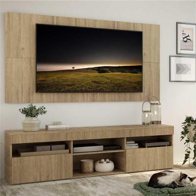 Rack Painel TV 65'' com 2 portas Londres Multimóveis Rustic