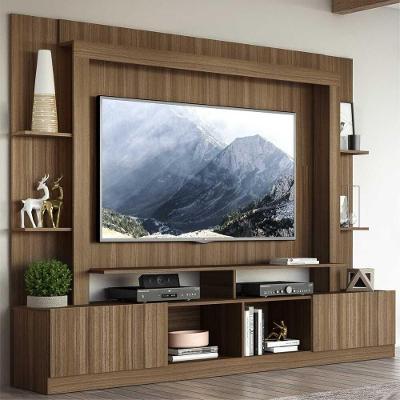 Rack Estante Com Painel Tv 65" E 2 Portas Rio Madeirado
