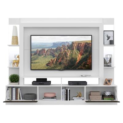 Rack Estante Suporte Tv 65´´ Espelho Branco/Tenerife