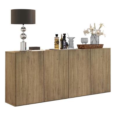 Aparador Buffet 4 Portas Suspenso Veneza Multimóveis V3594 Rustic Rustic
