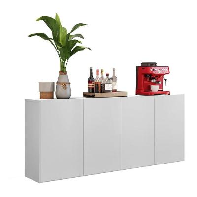 Aparador Buffet 4 Portas Suspenso Veneza Multimóveis V3594 Branco Branco