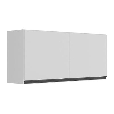 Armário De Cozinha Aéreo 120cm Multimóveis Branco/preto