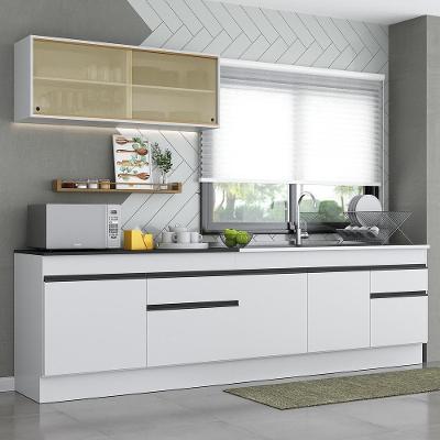 Armário De Cozinha Compacta Mp2112.964 Branco/preto