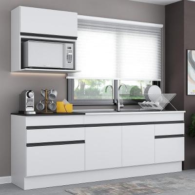 Armário De Cozinha Compacta Mp2110.964 Branco/preto