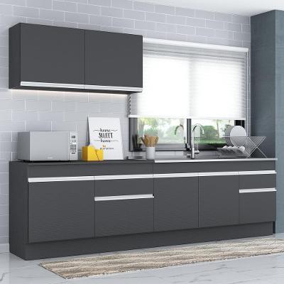 Armário De Cozinha Compacta Mp2111.898 Preto/branco