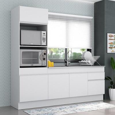 Armário De Cozinha Compacta Com Rodapé Mp2113.891 Branco