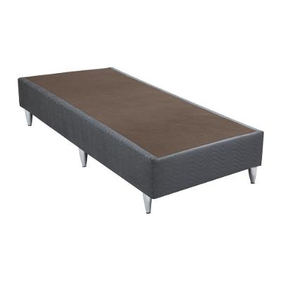 Base Camurça Cinza Solteiro (88X188X30) Ortobom