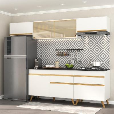 Cozinha Completa 5 Peças Armário E Balcão Multimóveis Branca