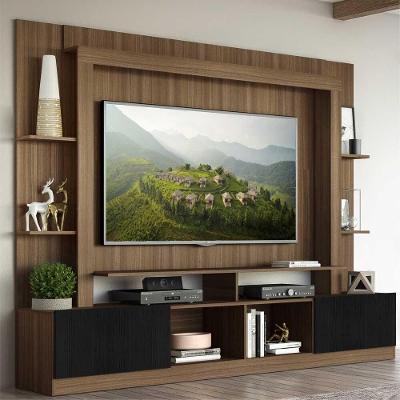 Estante Para Tv Até 65´´ Oslo Fg3395 Madeirada/preta