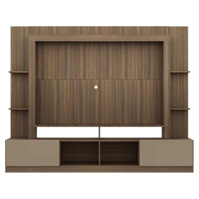 Estante Para Tv Até 65´´ Oslo Fg3395 Madeirada/lacca Fumê
