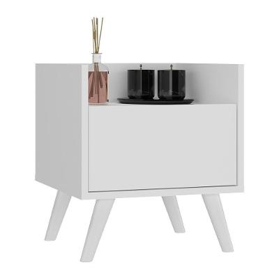 Gabinete Armário Banheiro 40Cm Retrô Multimóveis V5037 Branco Branco