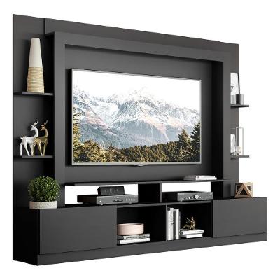 Estante Com Suporte Para Tv Até 65´´ Oslo Fg3386 Preta
