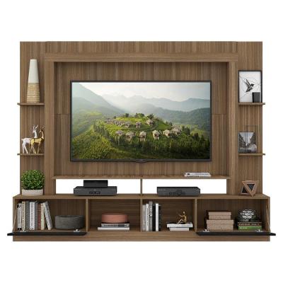 Estante Com Suporte Para Tv Até 65´´ Oslo Fg3386 Madeirada/preta