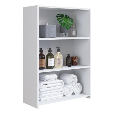 Gabinete Banheiro 63cm Com Prateleiras Multimóveis Cr10099 Branco Branco