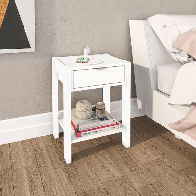 Mesa De Cabeceira Multimóveis Cr35003 Branca
