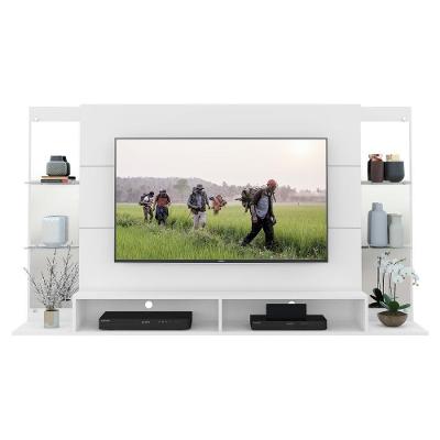 Painel Tv 60" Com Espelho Nairóbi Multimóveis V3150 Branco Branco