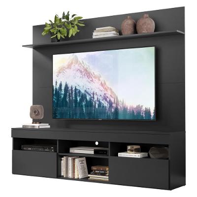 Rack Com Painel E Suporte Para Tv Até 65´´ Madri Fg3366 Preto