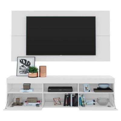Painel Tv até 65" Rack Suspenso Espelho Flórida Multimóveis