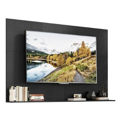 Painel Tv 65" Com Prateleira Amsterdã Up Multimóveis V3641 Preto Preto