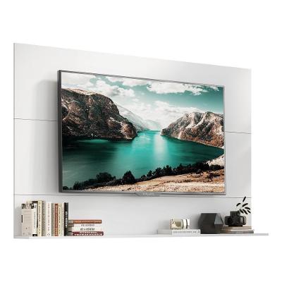 Painel Tv 65" Com Prateleira Amsterdã Up Multimóveis V3641 Branco Branco