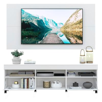 Rack com Painel Tv até 65" e Rodízios Londres Multimóveis