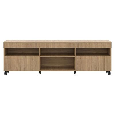 Rack Com Rodízios Para Tv Até 65´´ Com 2 Portas Rustic