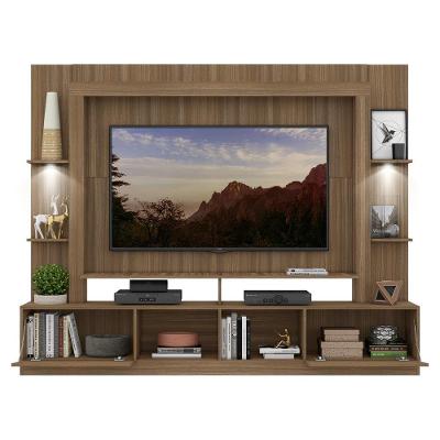 Rack Estante com Suporte Tv 65´´ Leds Madeirado