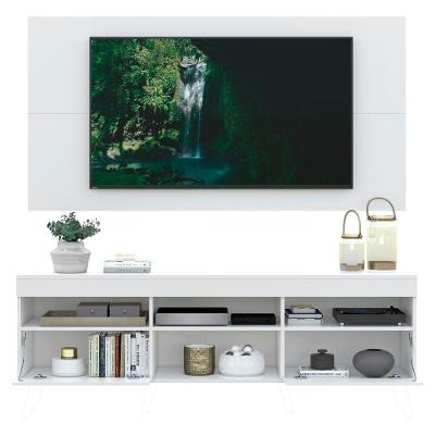 Rack com Painel Tv até 65" Suspenso com 2 Portas Multimóveis
