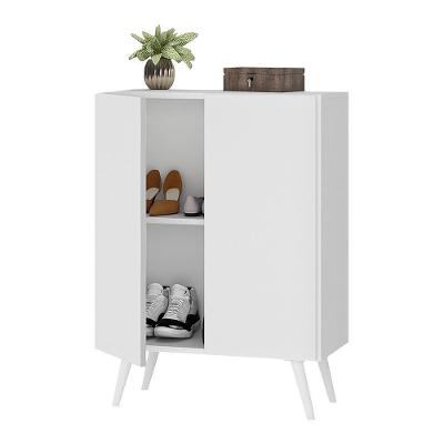 Sapateira 2 Portas Retrô Nina Multimóveis V6009 Branca Branco