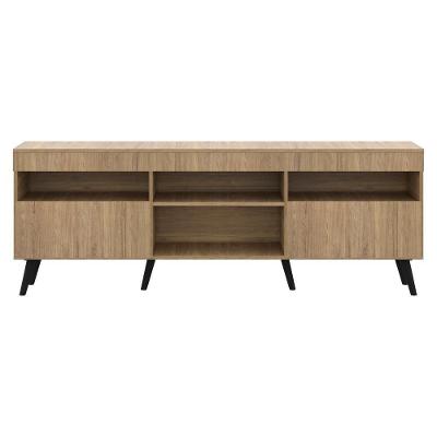 Rack Retrô Para Tv Até 65´´ Com 2 Portas Rustic/Branco