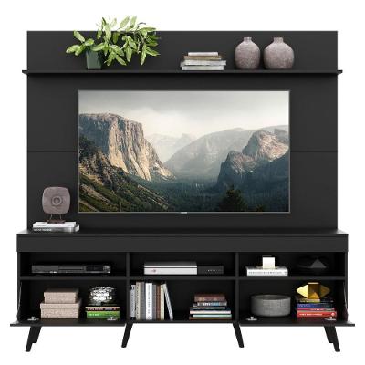Rack Retrô Com Painel Para Tv Até 65´´ Madri Fg3371 Preto