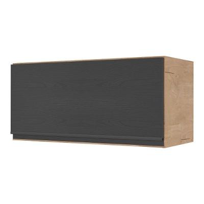 Armário De Cozinha Aéreo 1 Porta Basculante 70cm preto