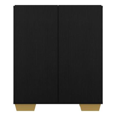 Aparador Cantinho e 2 Portas Multimóveis Preto