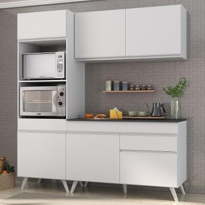 Armário De Cozinha Compacta 3 Peças Mp3694.891 Veneza Multimóveis Branco