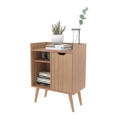 Aparador Retrô 60cm Com 1 Porta Multimóveis Cr50063 Amêndoa Amêndoa