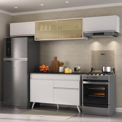 Armário De Cozinha Compacta 4 Peças Mp3698.891 Veneza Multimóveis Branco