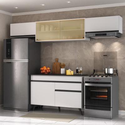 Armário De Cozinha Compacta 4 Peças Mp3698.964 Veneza Multimóveis Branco