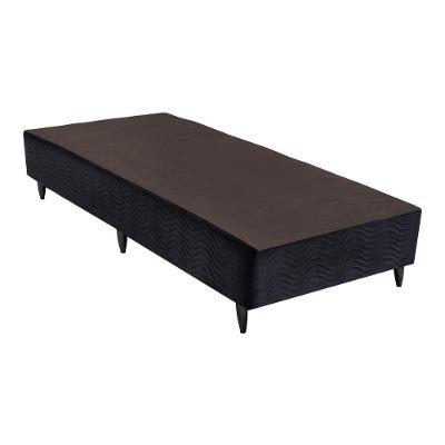 Base Camurça Preto Solteiro (88X188X30) Ortobom