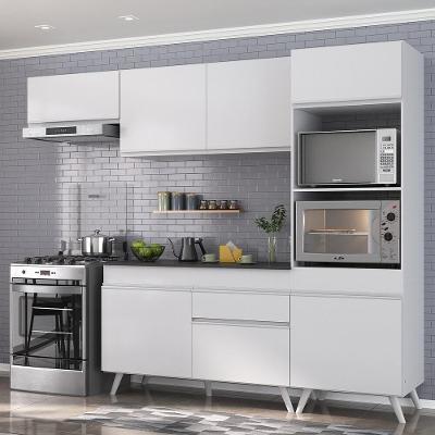 Armário De Cozinha Compacta 4 Peças Mp3690.891 Veneza Branco