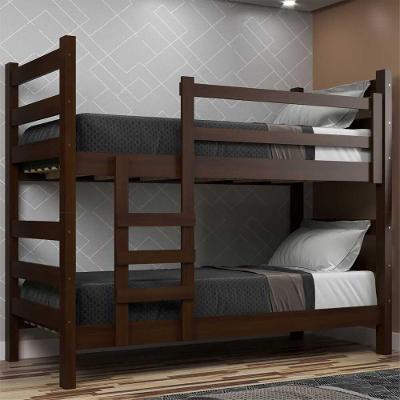 Beliche - Vira 2 Camas - Para Colchão 78/88 X 188Cm Dubai Multimóveis Vcr4137 Imbuia